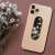 Lovecases White Cherry Blossom Black Phone Loop and Stand 3
