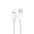 XO Design 12W White 2 USB-A Port Wall Charger & USB Lightning Cable - EU Travel Plug 4