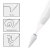 Olixar White Magnetic  Stylus Pen - For Samsung Galaxy Tab S7 Plus 7