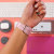 LoveCases Pink Glitter Gel Strap - For Apple Watch Series 6 40mm 6