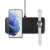 Official Samsung Black Wireless Trio Charger Pad - For Samsung Galaxy Z Fold5 5