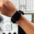 Lovecases Black Satin Scrunchie Strap - For Apple Watch SE 2022 40mm 3