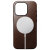 Nomad Horween Rustic Brown Leather Protective Case - For iPhone 15 Pro 5