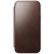 Nomad Horween Rustic Brown Leather Folio Case - For iPhone 15 Pro Max 5