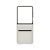 Official Samsung Cream Flap Eco-Leather Case with Hinge Protection - For Samsung Galaxy Z Flip5 4