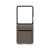 Official Samsung Etoupe Flap Eco-Leather Case with Hinge Protection - For Samsung Galaxy Z Flip5 2