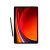 Official Samsung Black Smart Book Cover Case with S Pen Holder - For Samsung Galaxy Tab S9 Plus 3