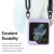 Araree Canvas Diary Purple Case with Adjustable Shoulder Strap - For Samsung Galaxy Z Flip5 3