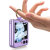 Olixar Purple Ring Case with Built-In Glass Screen Protector - For Samsung Galaxy Z Flip5 4