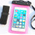 Universal Waterproof Pink Phone Pouch Case With Lanyard and Arm Holder For Smartphones 2