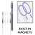 Olixar Lilac Adhesive MagSafe Conversion Kit - For Nothing Devices 5