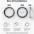 Ringke Black Stainless Steel Bezel Styling - For Samsung Galaxy Watch 6 40mm 11