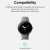 Ringke Stainless Steel Glossy Silver Bezel Protector - For Google Pixel Watch 2 8