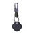 Olixar Grey Genuine Leather Keyring with Carabiner Clip - For Samsung Galaxy SmartTags 2