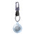 Olixar Grey Genuine Leather Keyring with Carabiner Clip - For Samsung Galaxy SmartTags 3