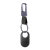 Olixar Grey Genuine Leather Keyring with Carabiner Clip - For Samsung Galaxy SmartTags 4