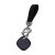 Olixar Black Eco-Leather Loop Keyring with Horseshoe Buckle - For Samsung Galaxy SmartTags 2