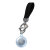 Olixar Black Eco-Leather Loop Keyring with Horseshoe Buckle - For Samsung Galaxy SmartTags 3