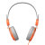 Havit Grey & Orange Wired On-Ear Headphones 4
