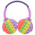 Vybe Purple Fidget Popper Wireless On-Ear Headphones For Kids 3