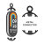 Olixar Black Pendant Attachment - For Xiaomi Mi Smart Band 8 2