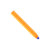 Olixar Universal Crayon Stylus Pen For Kids - Orange 3