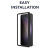 Olixar Privacy Tempered Glass Screen Protector with Installation Tray - For Samsung Galaxy S24 Plus 5