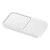 Official Samsung White 15W Duo Wireless Charger Pad With UK Plug - For Samsung Galaxy S23 FE 5