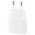 Official Samsung 25W White USB-C EU Super Fast Mains Charger With 1m USB-C Cable - For Samsung Galaxy S23 FE 3