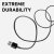 Official Samsung Black 1.5m USB-A to USB-C Charge & Sync Cable - For Samsung Galaxy S24 Ultra 5