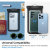 Spigen Two Pack Universal Waterproof Phone Pouches with Lanyard - Black 3