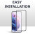 Olixar Two Pack Tempered Glass Screen Protectors - For Samsung Galaxy S22 Plus 3
