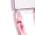 LoveCases Clear Case with Pink Adjustable Crossbody Lanyard - For Samsung Galaxy S24 Plus 3