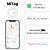 MiLi MiTag iOS GPS Tracker & Black Leather Keyring Case - 3 pack 5
